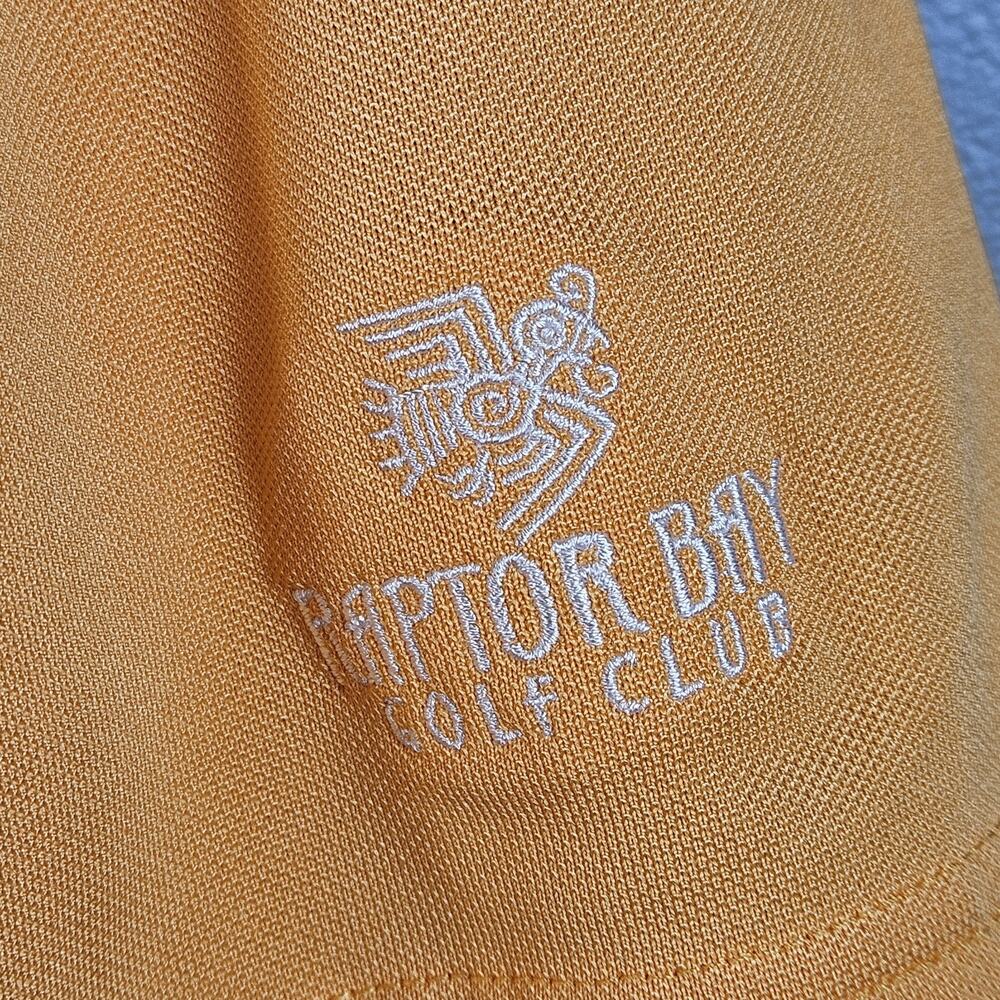 FootJoy FJ Golf Polo Shirt XL Orange Jersey Performance Short Sleeve Golfing - Picture 4 of 6